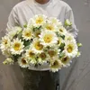 Dekorativa blommor Simulerade Lily Sun Tros
