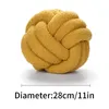 CUSHionDecorative Pillow Creative Korean Solid Color Plush Cillow Twist Pillow Knot Round Special Shaped Retro Geometry Cushion Lovely Home Decoration 230209