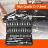 Handgereedschap ValueMax Handgereedschap Sets auto Reparatie Tool Kit Mechanische gereedschapskast voor Home Diy 14 "Socket Slechtset Ratchet schroevendraaier Bits 230210