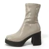 Stiefel Marke Socke Stretch Sexy High Heels Frau Plattform Schuhe Herbst Winter Über Das Knie Weibliche Booties