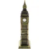 Dekorative Objekte, Figuren, Big Ben-Gebäudemodell, architektonische Statue, Londoner Metallstatuen, Skulpturen, Legierungsskulptur, Bronzeuhrturm, Wahrzeichen 230210