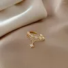 Cluster Rings KAROPEL Classic Star Pendant Gold Opening For Woman Korean Fashion Jewelry Wedding Party Girl's Unusual Sexy Ring