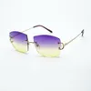 Новые солнцезащитные очки из металлической проволоки A4189706 с линзой 60 мм и толщиной 3,0 мм. Лучшее качество.