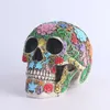 Decoratieve objecten Figurines Buf Modern Resin Standbeeld Retro Skull Decor Home Decoratie Ornamenten Creatieve kunst Snijden Skull Mod 230210