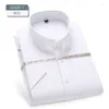 القمصان غير الرسمية للرجال ودليل مقاوم للماء مادة مسعور على الأكمام الطويلة قميص قميص رفيع