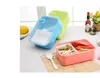 Zestawy naczyń stołowych 1PC Przenośny czysty kontener Bento Lunch Boxs Dziecięcy owoc Microwave Lunchbox OK 0340