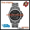 100% оригинальное японское движение Drop Gorge Everest Gunmetal Diamond Glitz Watch MK5828 MK5829 MK58752244