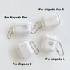 Pour Airpods pro 2 air pods 3 écouteurs airpod Bluetooth accessoires pour écouteurs solide Silicone mignon housse de protection Apple boîtier de chargement sans fil antichoc 2ème étui