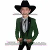 Clothing Sets White Suit Boys Pants Vest Jacket 3 Pieces Wedding Tuxedo Fashion Party Clothes 216 Years Kids Blazers W230210