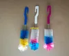 Colorful Nipple Brush Baby Milk Feeding Bottle Brushes Cup Teat cleaning Brush Bottle rotating washing Brush