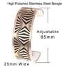 Bangle Cremo Fashion Interchangeable Manchette Femme Bijoux DIY Jonc Acier Inoxydable For Women JewelryBangleBangleBangle