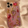 YEZHOU2 Laser Stereo Cutie Moon Rod coque de téléphone en silicone pour Apple 14 plus Iphone13 pro max 12 11 Femme Xs XR Internet Celebrity All-Inclusive Niche Housse de protection