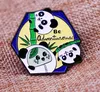 Broches ins be avontuur panda broche schattig pin cadeau voor vrienden familie dagelijkse slijtage alle bijpassende tas decoratief