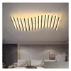 Luzes de teto Candelador de l￢mpada LED moderna com ilumina￧￣o de controle remoto para sala de estar para sala de estar para jantar home decorativo fixtur dhrap
