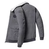 Hommes Vestes Hommes Hiver Polaire Chaud Épais Vestes Hommes De Mode Col De Fourrure En Velours Côtelé Manteau Hommes Automne Outwear Militaire Veste Décontractée Hommes 230209