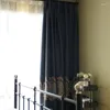 Vorhang-Stil-Vorhänge für Wohnzimmer, Schlafzimmer, benutzerdefinierte europäische französische Verdickung, vollständige Verdunkelung, Stickerei, einfarbig, High-End