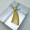 Halskette Ohrringe Set ZuoDi Modeschmuck 2023 Anhänger Damen Großhandel Design Weihnachten Gold Farbe Geschenk