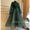 Runway Dresses Elegant Muslim Arab Cocktail Dress High Neck Special Occase Party Dress Tulle Evening Gown Vestido de Gala Robes 230210