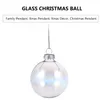 Party Decoration Ornaments Christmas Tree Clear Decor Ornament Holiday Embellishment Outdoor Fillable Indoor Hanging Festive Diy