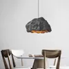 Światła Nowy nordycki projektant żyrandol sufitowy do restauracji Lampa żywica