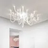 Lights Modern Designer Soft Hose Led Ceiling Chandelier Hall Showroom Living Room Home Decor Ornaments House Indoor Luxury Suspension 0209