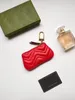 MARMONT Designer Portemonnee met Sleutelzakje Luxe Mini Portefeuilles Vrouw Mode Lippenstift Tassen Dames en Heren Sleutelhanger Ring Oplader Organizer Bag Charm 8 Kleuren