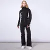 Vestes de Ski d'hiver, combinaison de Ski une pièce pour femme, salopette coupe cintrée, chaude, pour Sports de plein air, Snowboard, coupe-vent, imperméable