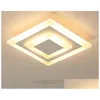 Ceiling Lights Led Lampara Techo Dormitorio Dimmable Surface Mount Flush For Kitchen Corridor Bathroom Study Modern Plafon Drop Deli Dh0Nf