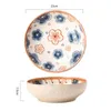 Skålar japanska stora skål hushåll keramiska sopp tabell