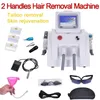 2 in 1 IPL OPT Hair Removal Machine Laser Tattoo Removal Eyebrow Washing Machines Nd Yag Laser Q Switch Beauty Equipment