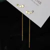 Earrings Dangle Star Linha de ouvido Nicho feminino Design Ins sen Long Tassel Moda coreana para mulheres