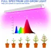 32W Led Grow Light Full Spectrum for Indoor Plants Veg Bloom Growing Lamps Hydroponic Growing Lights 2ft Fixture