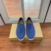 Designer Loropiana Shoes Men's Shoes Lefu Shoes Father's Shoes Niujing Uppers Wear-resistant High Elastic Cow Tendon Soles One-foot Shoes