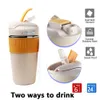 Water Bottles Cup Thermal Mug with Straw Isotherm Flask Tumbler Thermo for Bottle Stainles Steel Coffee Beer Cooler proof Drinkware 221122