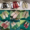 Scarpe eleganti espadrillas mocassini da donna firmati Vera pelle taglia EU35-41 Mocassino di design Cap Toe Flats lusso Casual rilassato Suole classiche Super Fisherman