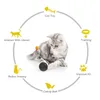 Kattleksaker Smart leksak med hjul Automatisk Behöver inte laddas Interaktivt Oregelbundet roterande läge Roligt Inte tråkigt Tillbehör