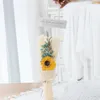 Flores decorativas que vendem cravo de girassol artificial macio e perfumado, belo bouquet de garotos de sabão de menina solteiro