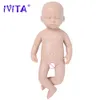 Bebekler Ivita Silikon Yeniden doğmuş bebek bebek 3 renk gözler hayat benzeri doğmuş bebek boyasız bitmemiş yumuşak bebekler diy boş oyuncaklar kit 230210