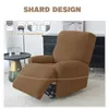 Chair Covers Polar Fleece Recliner Split Relax All inclusive Lazy Boy Lounger Single Couch Sofa Slipcovers Armchair 230209