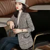 Women's Suits Office Lady Blazer Casual Elegant Long Sleeve Fashionable Double Breasted Solid Color Chic Outerwear