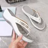 Slippers Summer Women Slippers Clip Toe Flip Flops Beach Shoes Metal Buckle Sandals Women Outdoor Casual Shoes Wedges Slippers WSH4603 R230210