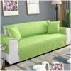 Chair Covers Sofa Couch Er Pet Dog Kids Mat Furniture Protector Removable Armrest Slipers For 1/2/3 Seater Sofas Living Room Drop De Dhz8L