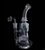 Mobius Big Glass Bong Water Pijpen Herb Droog kom DAB Rigs Dubbele stereomatrix PERC 18 mm Water Bongs 11,8 inch