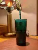 ワイングラスインスガラスコーヒーカップ断熱濃い緑の女神ジプチ大容量SネットレッドラバーズウォーターバブルティーVase 230209