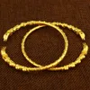 Bracciale rigido con drago per donna uomo Gioielli color oro Braccialetti con animali etiopi/USA/africani Trum22