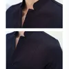 Men's Casual Shirts Style Male Casual Dress Spring Long Sleeve ShirtsMen's High Quality Stand Collar Business ShirtsPlus Size S-5XL 230210