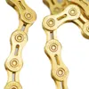 VG Sports Bicycle Chain 6 7 8 9 10 11 Speed ​​8S 9S 10S 11S Velocidade Titanium Rainbow Gold Mtb Mountain Road Цепочки цепи 0210