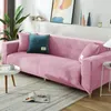 Housses de chaise en velours peluche, extensible, tout compris, pour salon, funda en forme de L, fauteuil à gratter, canapé, 230209