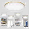 Luces LED Lámpara de luz 48W 3 colores Iluminación Cocina Dormitorio Baño Superficie Lámpara de techo Decoración para el hogar 0209