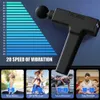 16.8V LCD Display Professional Deep Muscle Massager Pain Relief Body Relaxation Electric Fascial Gun Fitness 0209